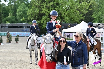 Daisy Day leads the British Charge in the Pony Grand Prix of Linz-Ebelsberg, Austria Daisy Day leads the British Charge in the Pony Grand Prix of Linz-Ebelsberg, Austria